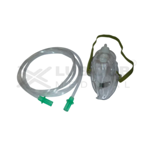 Disposable Oxygen Mask with Tube Oxiboy Adult(Pack of 10)